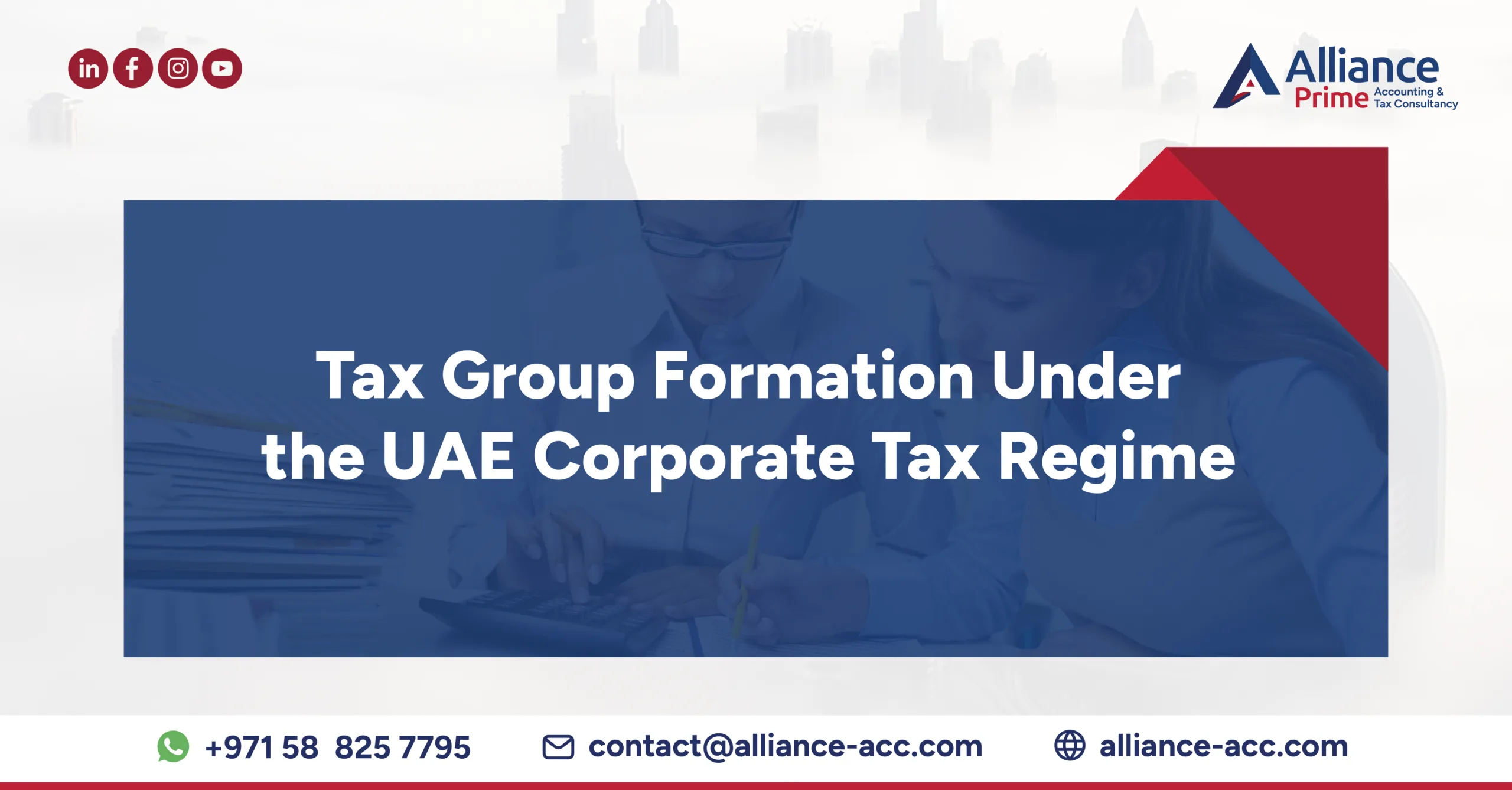 cover image for the article about tax group formation