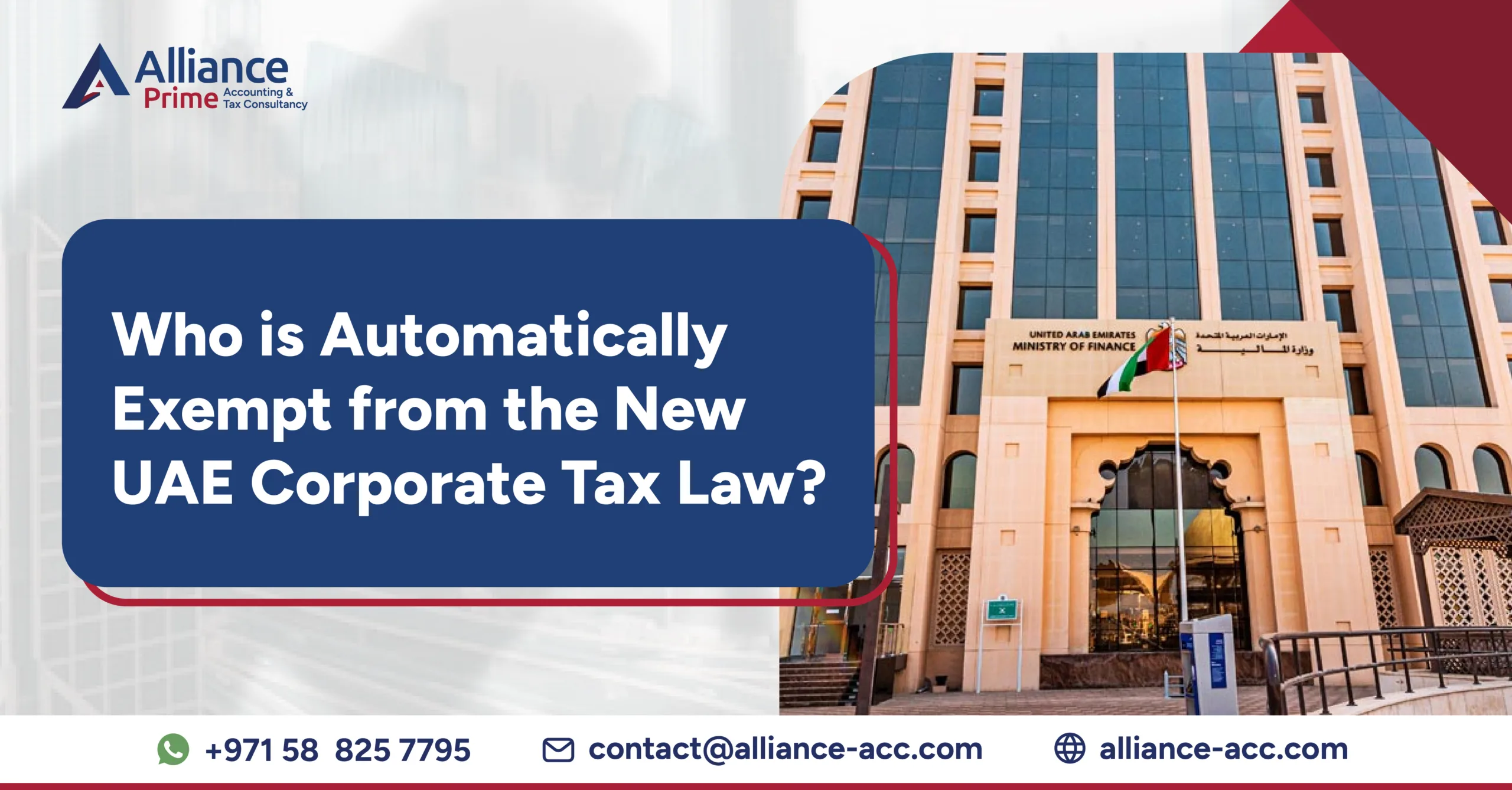 Exempt from the New UAE Corporate Tax