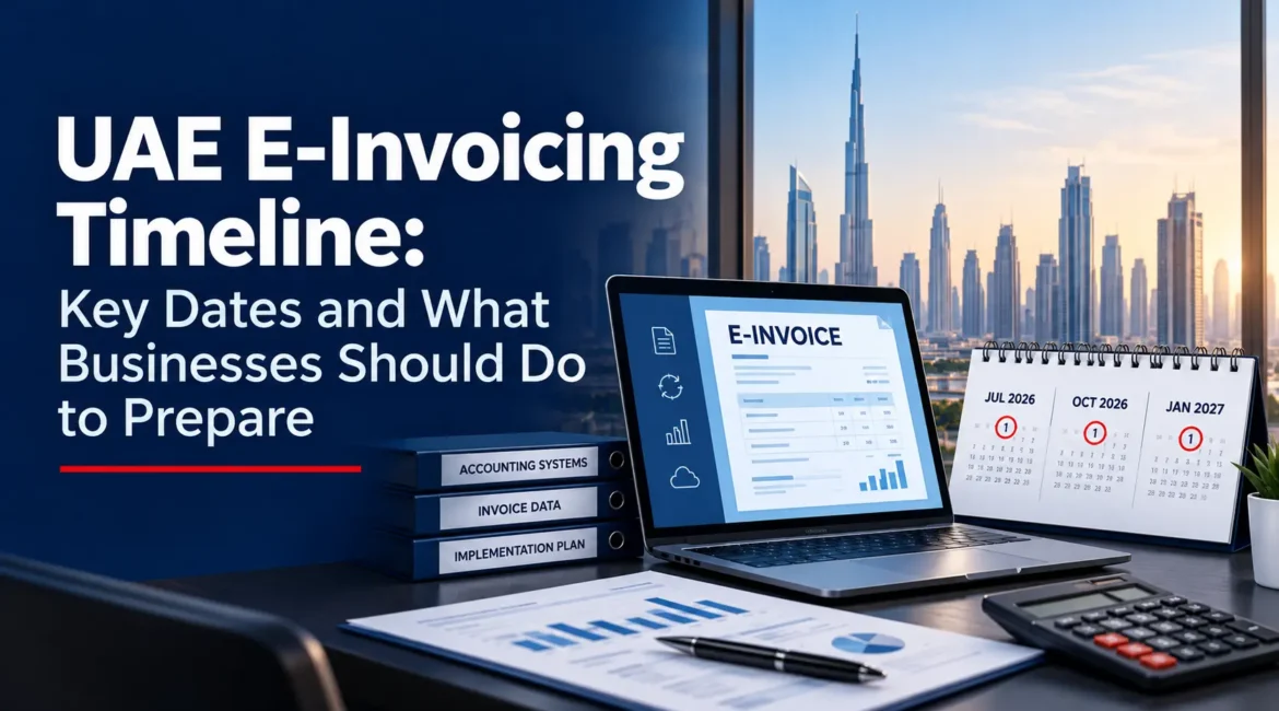 UAE E-Invoicing Timeline 2026–2027 and business preparation guide